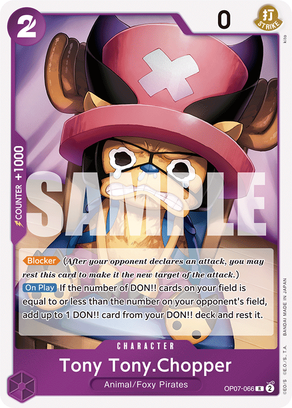 One Piece Card Game: Tony Tony.Chopper - EN - OP07-066 (500 Years in The Future, R)