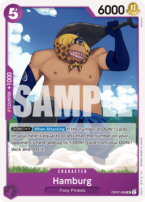 One Piece Card Game: Hamburg - EN - OP07-068 (500 Years in The Future, UC)