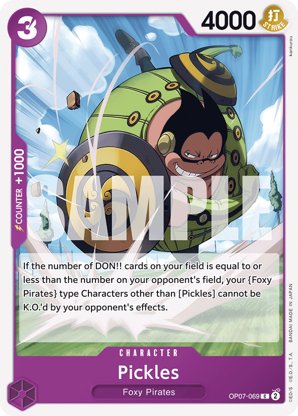One Piece Card Game: Pickles - EN - OP07-069 (500 Years in The Future, C)