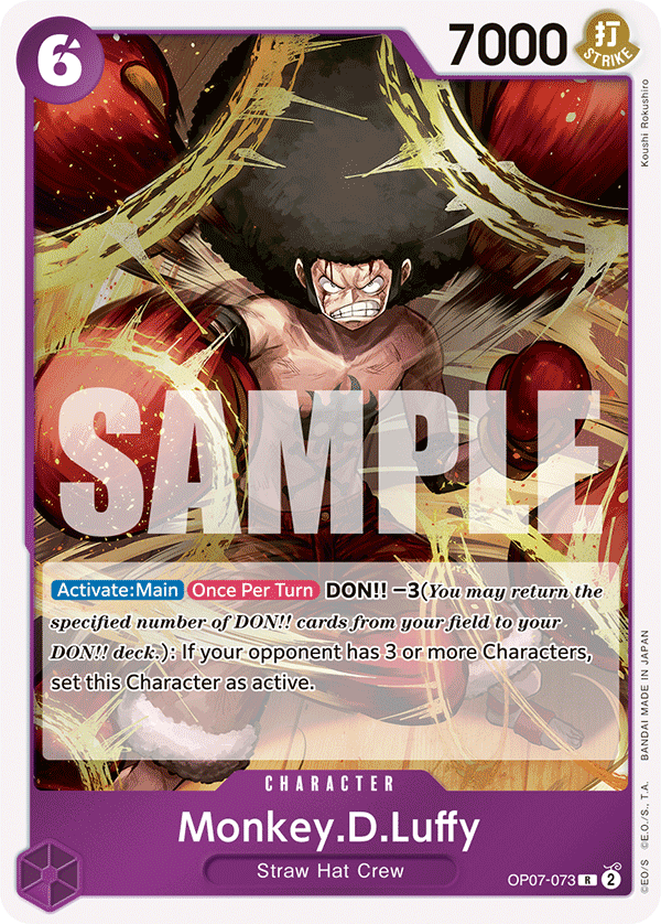 One Piece Card Game: Monkey.D.Luffy - EN - OP07-073 (500 Years in The Future, R)