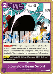 One Piece Card Game: Slow-Slow Beam Sword - EN - OP07-076 (500 Years in The Future, C)