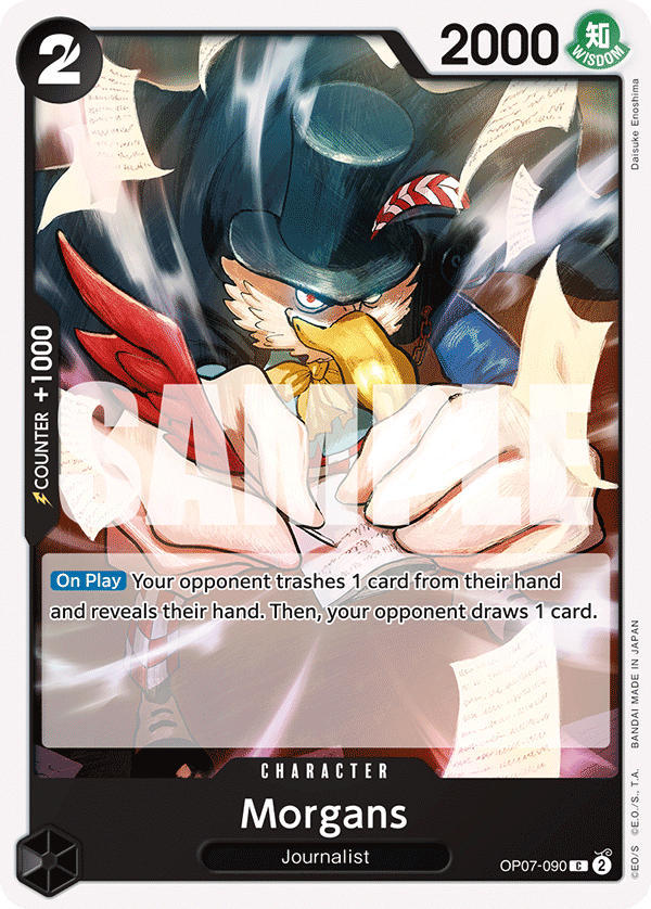 One Piece Card Game: Morgans - EN - OP07-090 (500 Years in The Future, C)