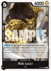 One Piece Card Game: Rob Lucci - EN - OP07-093 (500 Years in The Future, R)