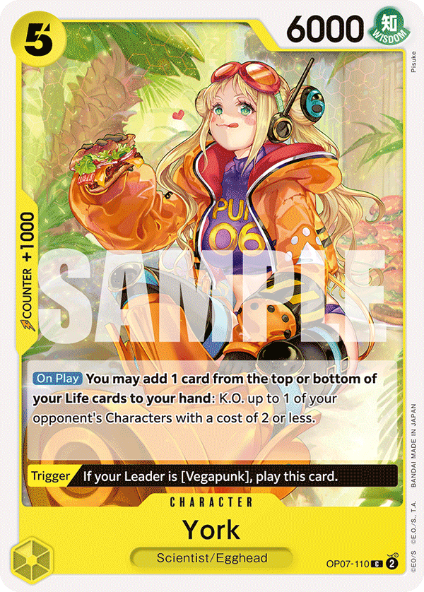 One Piece Card Game: York - EN - OP07-110 (500 Years in The Future, C)