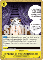 One Piece Card Game: He Possesses the World's Most Brilliant Mind - EN - OP07-114 (500 Years in The Future, UC)