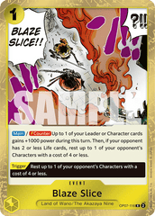 One Piece Card Game: Blaze Slice - EN - OP07-116 (500 Years in The Future, R)