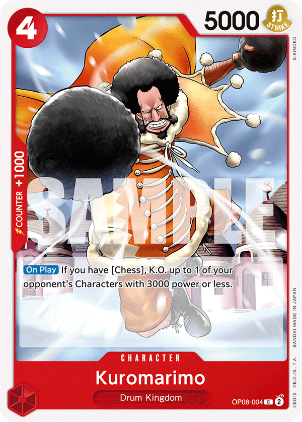 One Piece Card Game: Kuromarimo - EN - OP08-004 (Two Legends, C)