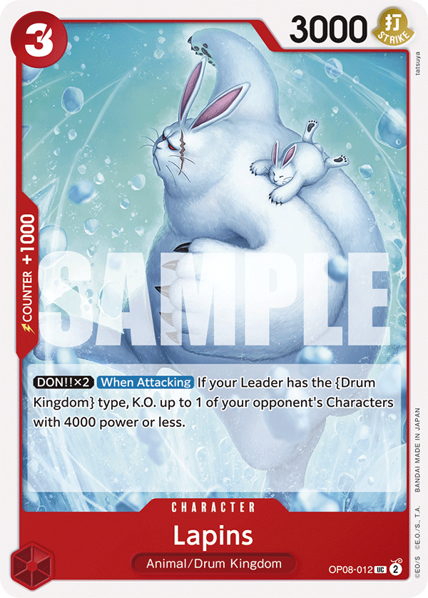 One Piece Card Game: Lapins - EN - OP08-012 (Two Legends, UC)