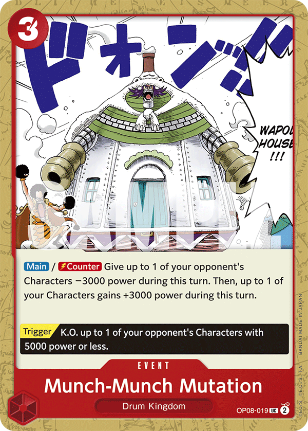 One Piece Card Game: Munch-Munch Mutation - EN - OP08-019 (Two Legends, UC)