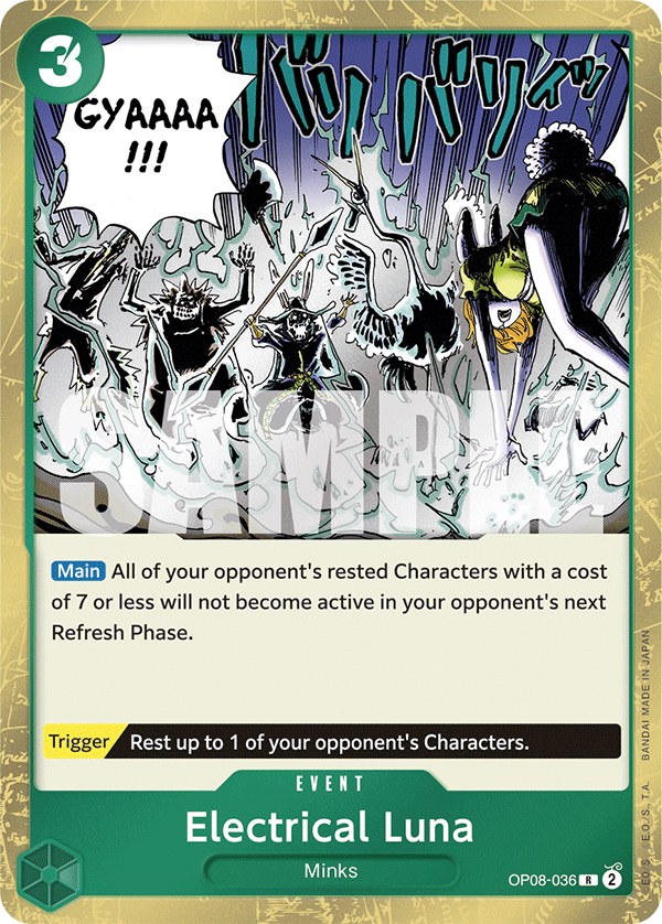 One Piece Card Game: Electrical Luna - EN - OP08-036 (Two Legends, R)