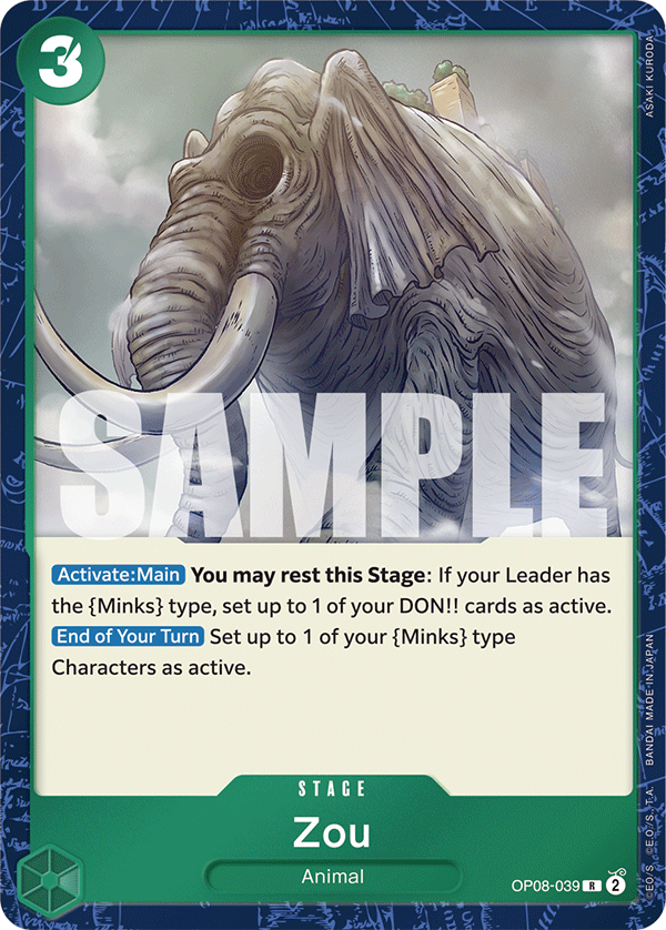 One Piece Card Game: Zou - EN - OP08-039 (Two Legends, R)