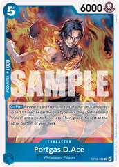 One Piece Card Game: Portgas.D.Ace - EN - OP08-052 (Two Legends, R)
