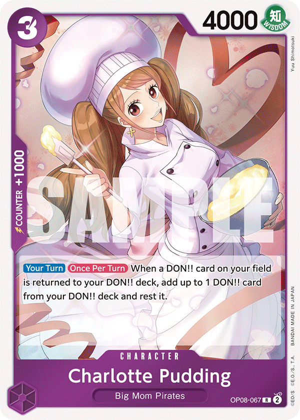 One Piece Card Game: Charlotte Pudding - EN - OP08-067 (Two Legends, R)