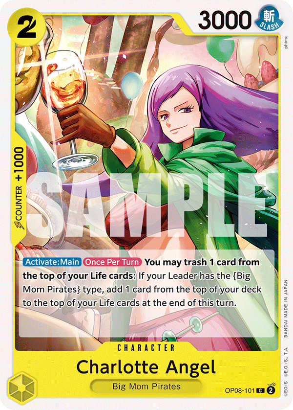 One Piece Card Game: Charlotte Angel - EN - OP08-101 (Two Legends, C)