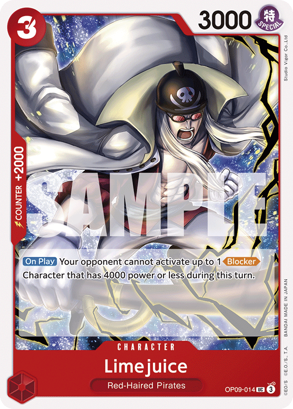 One Piece Card Game: Limejuice - EN - OP09-014 (Empweors In The New World, UC)