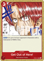 One Piece Card Game: Get Out of Here! - EN - OP09-018 (Empweors In The New World, UC)