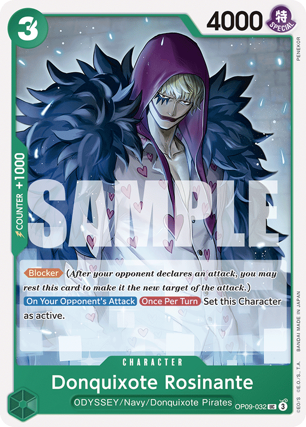 One Piece Card Game: Donquixote Rosinante - EN - OP09-032 (Empweors In The New World, UC)