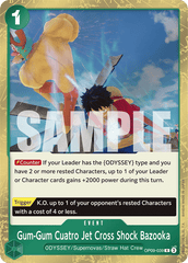 One Piece Card Game: Gum-Gum Cuatro Jet Cross Shock Bazooka - EN - OP09-039 (Empweors In The New World, R)