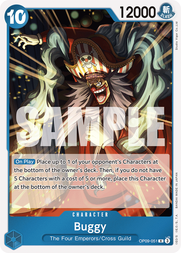 One Piece Card Game: Buggy - EN - OP09-051 (Empweors In The New World, R)