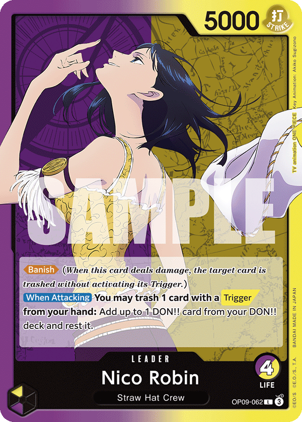 One Piece Card Game: Nico Robin - EN - OP09-062 (Empweors In The New World, L)