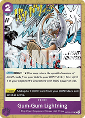 One Piece Card Game: Gum-Gum Lightning - EN - OP09-077 (Empweors In The New World, UC)