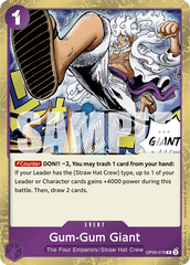One Piece Card Game: Gum-Gum Giant - EN - OP09-078 (Empweors In The New World, R)