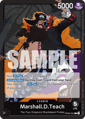 One Piece Card Game: Marshall.D.Teach - EN - OP09-081 (Empweors In The New World, L)