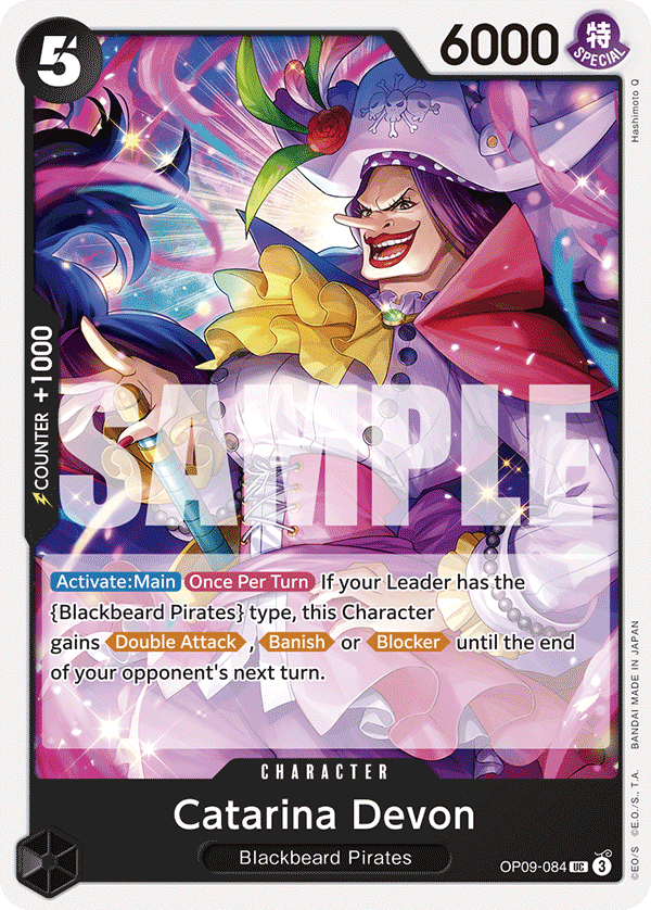 One Piece Card Game: Catarina Devon - EN - OP09-084 (Empweors In The New World, UC)