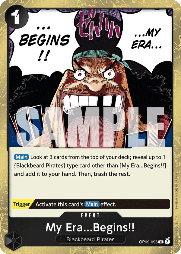 One Piece Card Game: My Era...Begins!! - EN - OP09-096 (Empweors In The New World, R)