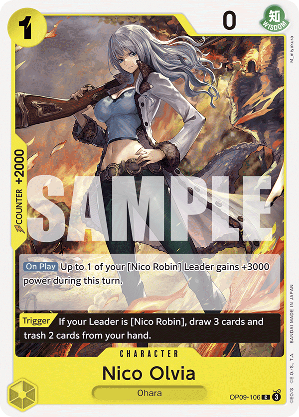 One Piece Card Game: Nico Olvia - EN - OP09-106 (Empweors In The New World, C)