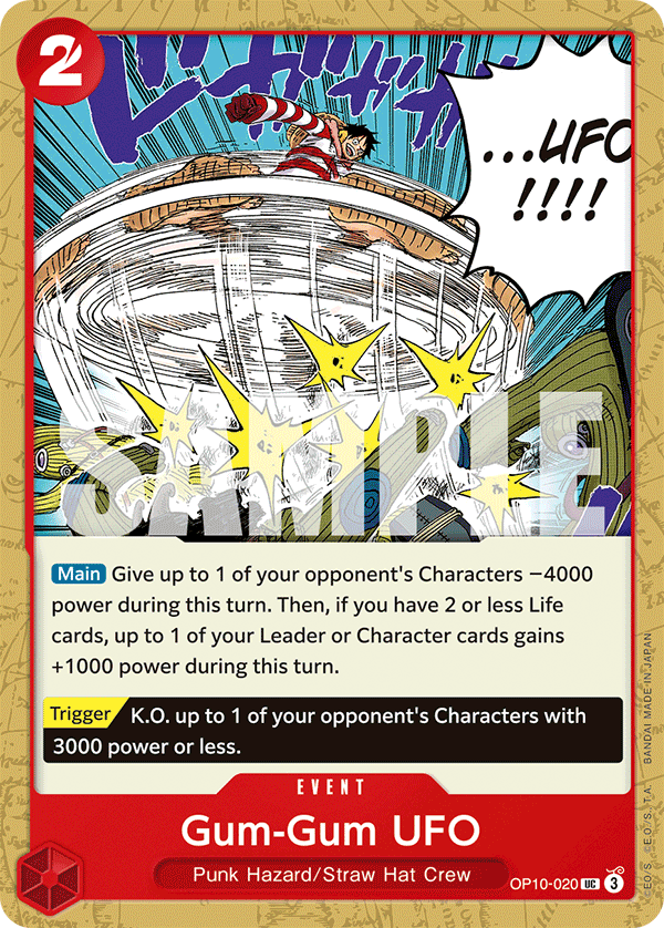 One Piece Card Game: Gum-Gum UFO - EN - OP10-020 (Royal Blood, UC)