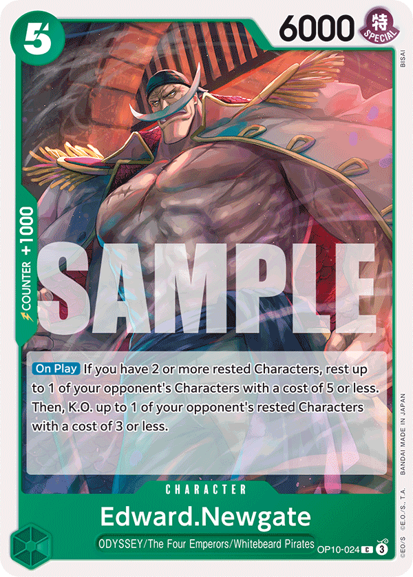 One Piece Card Game: Edward.Newgate - EN - OP10-024 (Royal Blood, C)