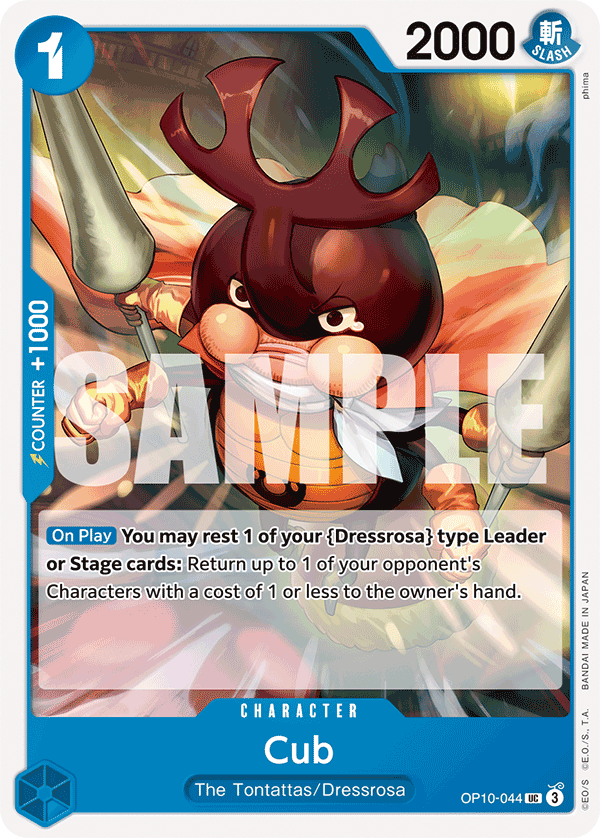 One Piece Card Game: Cub - EN - OP10-044 (Royal Blood, UC)