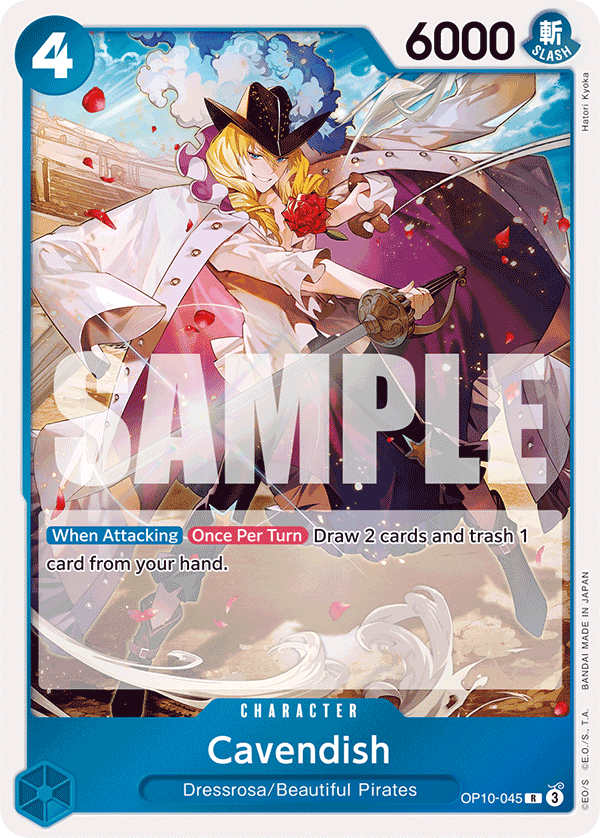One Piece Card Game: Cavendish - EN - OP10-045 (Royal Blood, R)