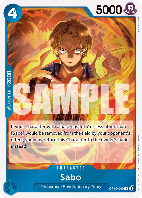 One Piece Card Game: Sabo - EN - OP10-049 (Royal Blood, R)