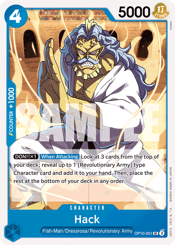 One Piece Card Game: Hack - EN - OP10-051 (Royal Blood, UC)