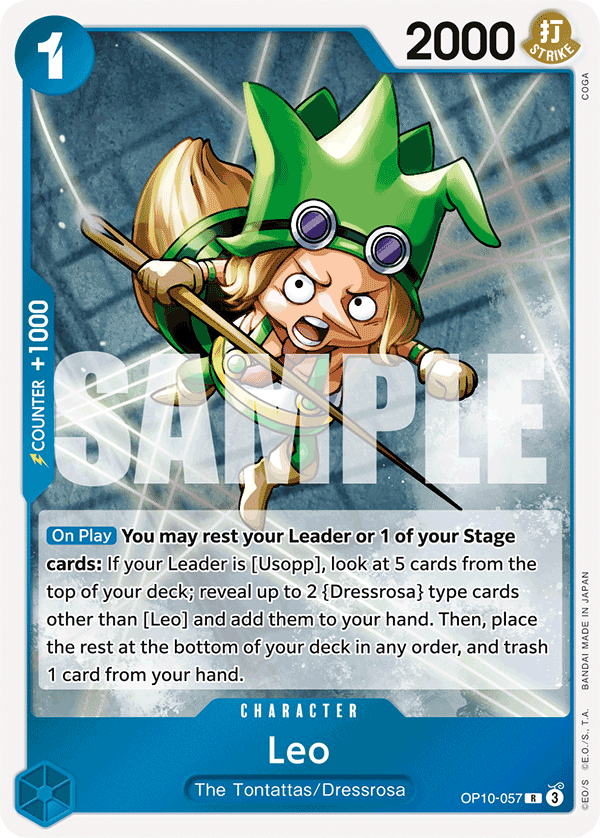 One Piece Card Game: Leo - EN - OP10-057 (Royal Blood, R)