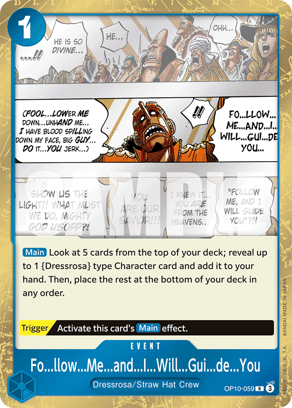 One Piece Card Game: Fo...llow...Me...and...I...Will...Gui...de...You - EN - OP10-059 (Royal Blood, R)