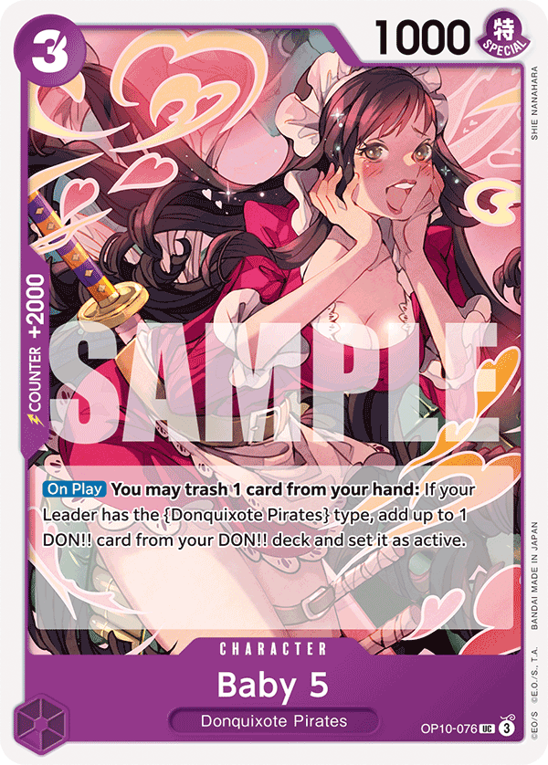 One Piece Card Game: Baby 5 - EN - OP10-076 (Royal Blood, UC)