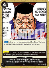 One Piece Card Game: There’s No Longer Any Need for the Seven Warlords of the Sea!!! - EN - OP10-096 (Royal Blood, UC)