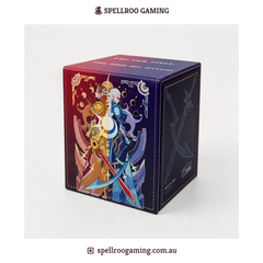 Riftbound: League of Legend TCG: Diana & Leona Deck Box - Display Window - Fits 80 Cards -  English