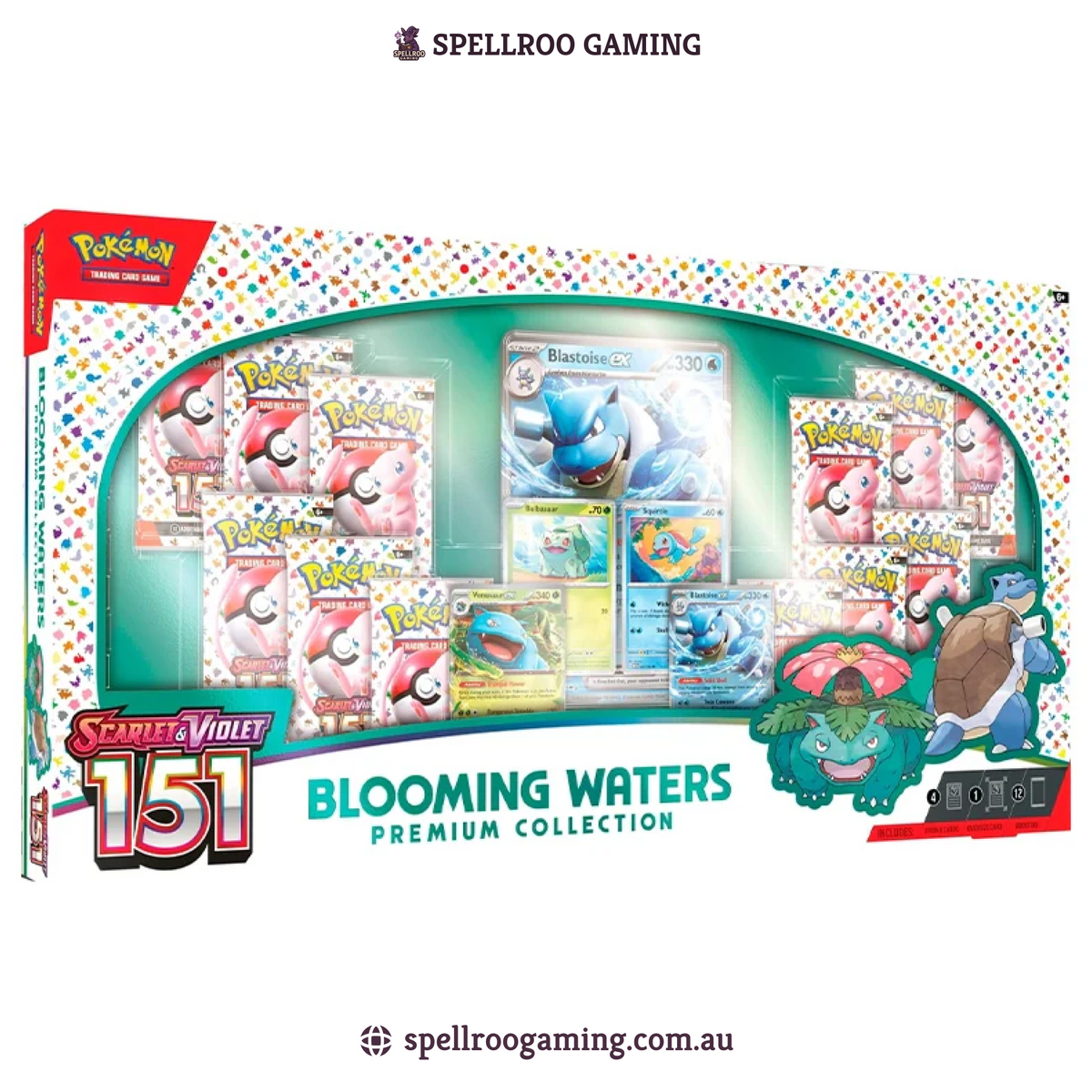 Pokemon TCG: 151 - Scarlet & Violet 151 Blooming Waters Premium Collection - English