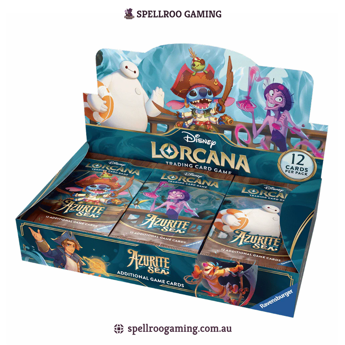 Disney Lorcana TCG: Set 6 - Azurite Sea Booster Box – English