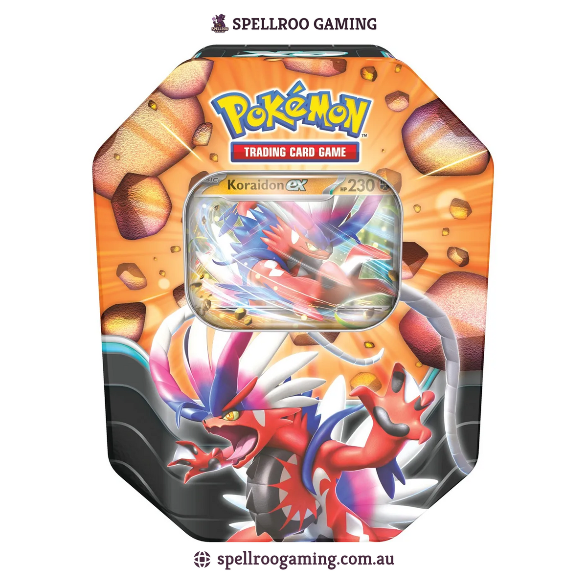 Pokemon TCG: Scarlet & Violet - Slashing Legends Koraidon EX Tin - English