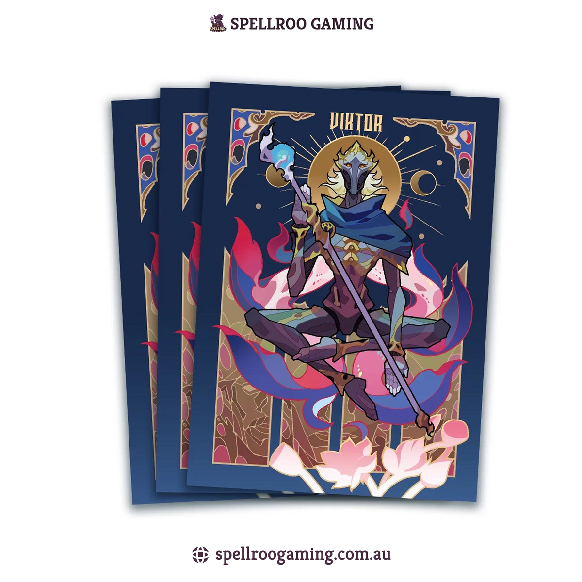 Riftbound: League of Legend TCG: Viktor Standard Sleeves - 48pc - 66 x 92 mm -  English