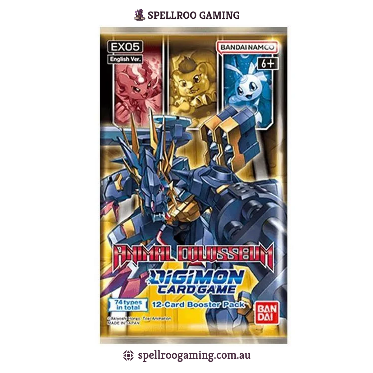 Digimon Card Game: EX05 - Animal Colosseum Extra Booster Pack – English