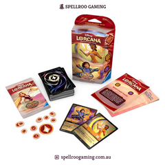 Disney Lorcana TCG: Set 8 - Reign of Jafar – Amber & Amethyst Starter Deck - English
