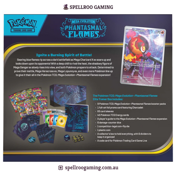 Pokemon TCG: Mega Evolution - Mega Evolution Phantasmal Flames Elite Trainer Box - English