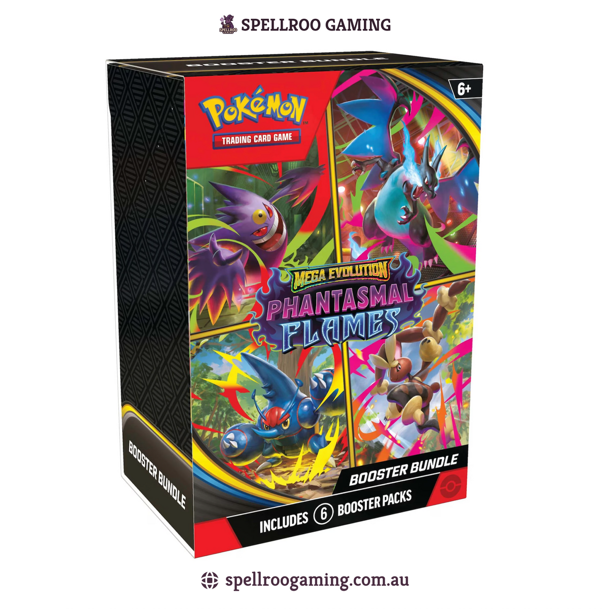 Pokemon TCG: Phantasmal Flames - Mega Evolution Phantasmal Flames Booster Buddle - English
