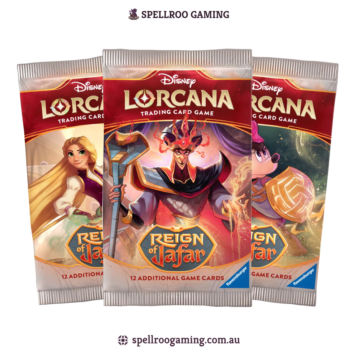 Disney Lorcana TCG: Set 8 - Reign of Jafar Booster Pack English SPELLROO GAMING Disney Lorcana TCG: Set 8 - Reign of Jafar Booster Pack English SPELLROO GAMING